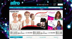 Desktop Screenshot of afrohairandbeauty.com